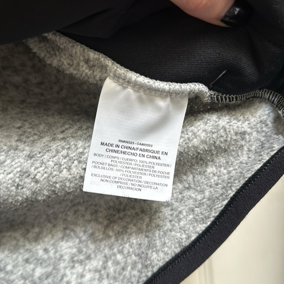 Heather Gray Nike zip up performance sweater - Picture 3 of 5